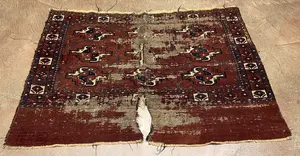 Antique Rust Persian Tekke Bag 2