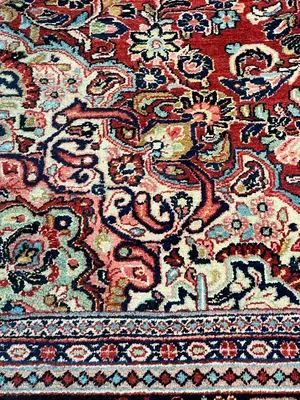 Vintage Red Persian Mahal 10
