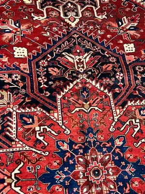 Vintage Red Persian Heriz Oversize