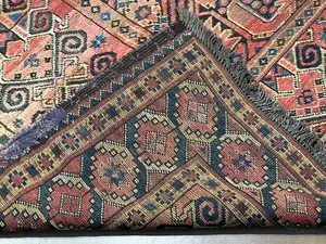 Antique Rust Turkmenistan Beshir Miscellaneous