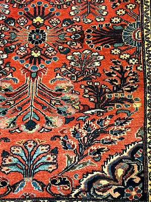 Antique Rust Persian Lilihan 3