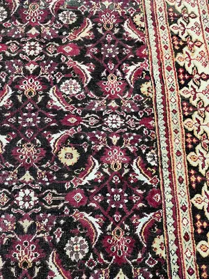 Antique Brown India Agra Runner