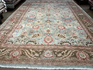 Vintage Blue Persian Sultanabad Oversize