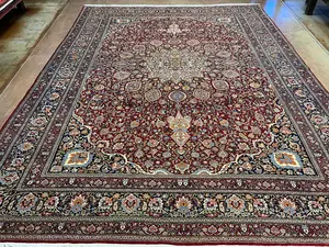 Antique Red Persian Mashad 10