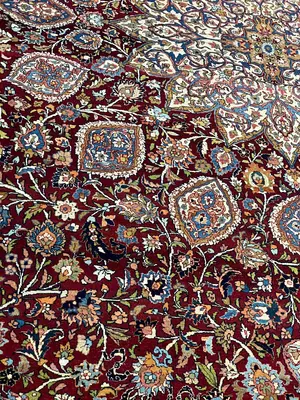 Antique Red Persian Mashad 10