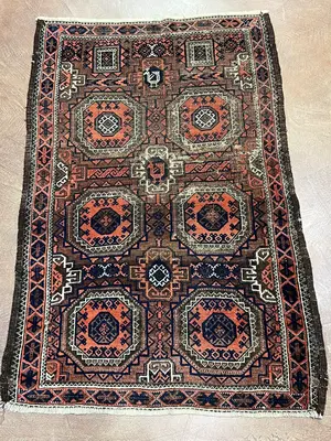 Antique Brown Persian Baluch 3