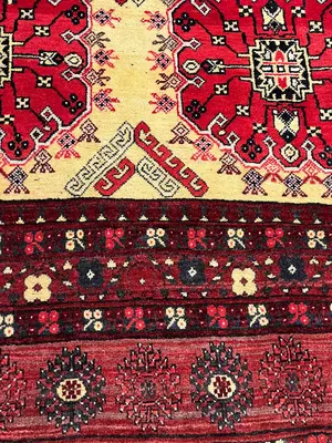 Vintage Red Afghanistan Tribal 9