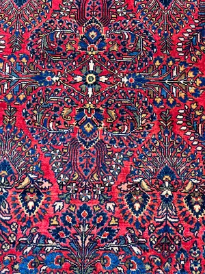 Antique Red Persian Saruk 3