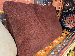 Vintage Purple Afghanistan Kelim Dog Bed Pillow