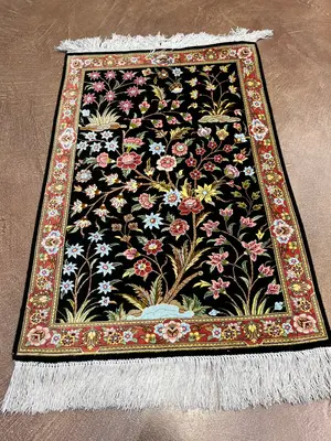 New Black Persian Silk Ghom 2