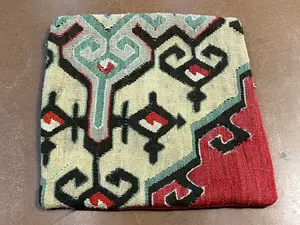 Vintage Red Turkey Kelim Pillow