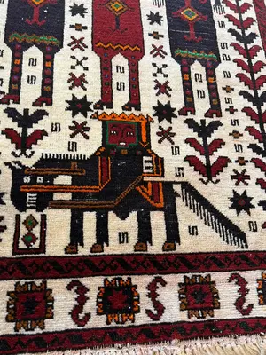 New Ivory Persian Pictural Baluch 3