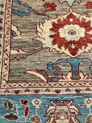 Vintage Brown Persian Sultanabad 10