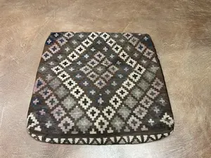 Vintage Brown Afghanistan Kelim Dog Bed Pillow