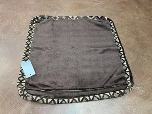 Vintage Brown Afghanistan Kelim Dog Bed Pillow