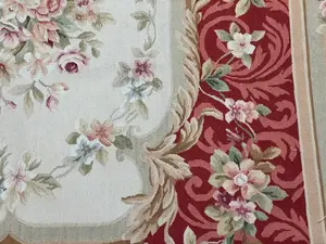 New Red China Sino Aubusson 6