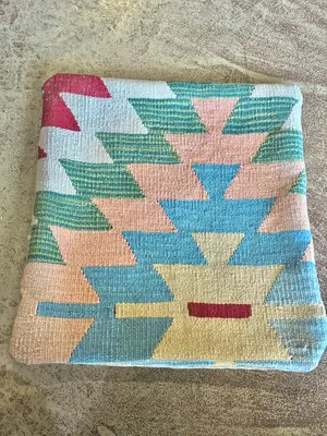 Vintage Multi India Kelim Pillow