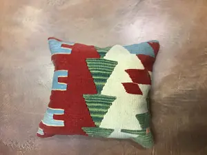 Vintage Multi India Kelim Pillow