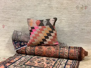 Vintage Multi Afghanistan Kelim Pillow