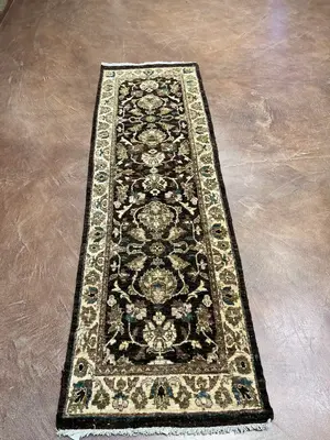 New Brown India Indo Persian Runner