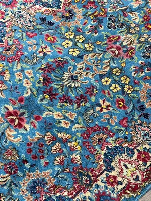 Vintage Blue Persian Kermon Runner