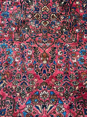 Antique Red Persian Saruk 4