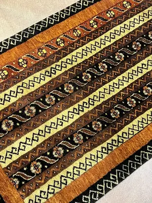 New Gold India Gabbeh Runner