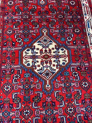 Vintage Red Persian Saraband Runner