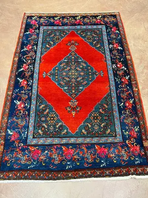 Vintage Orange Caucasian Karabaugh 5