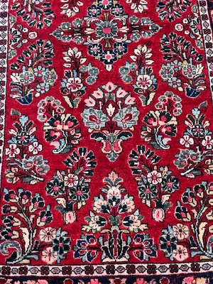 Vintage Red Persian Saruk 2