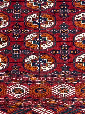 Vintage Red Persian Tekke Turkoman 4