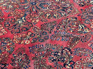 Vintage Red Persian Saruk 10
