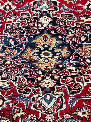 Vintage Red Persian Yazd 8