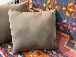 Vintage Blue Caucasian Kelim Pillow Pillow