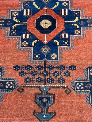 Antique Rust Persian Afshar  4