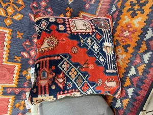 Antique Red Caucasian Pillow