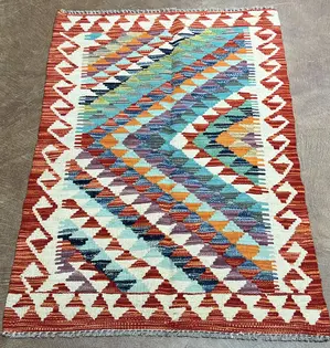 New Multi Afghanistan Modern Maimana Kelim 2