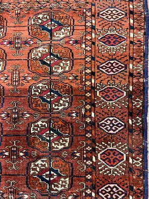 Antique Red Persian Tekke Turkoman 3