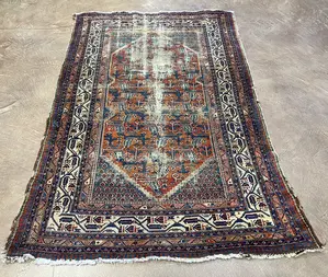 Antique Rust Persian Malayer Remnant 4