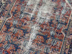 Antique Rust Persian Malayer Remnant 4