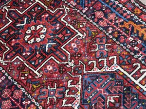 Vintage Red Persian Karajeh Runner