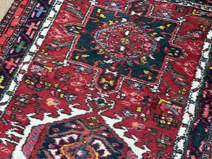 Vintage Red Persian Karajeh Runner