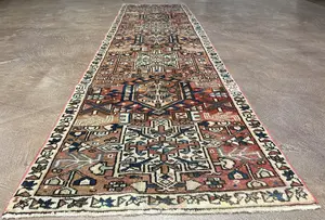 Vintage Rust Persian Karajeh Runner