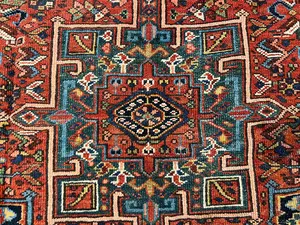 Vintage Red Persian Karajeh 4