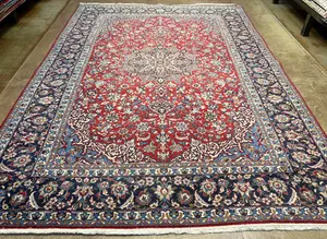 Vintage Red Persian Mashad 10