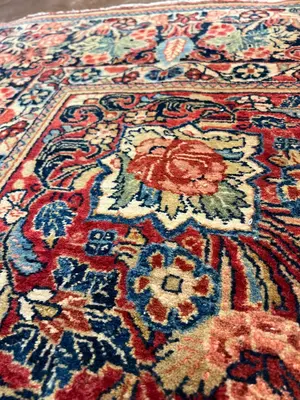 Vintage Red Persian Saruk 8