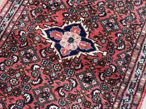 Vintage Red Persian Hamadan Runner