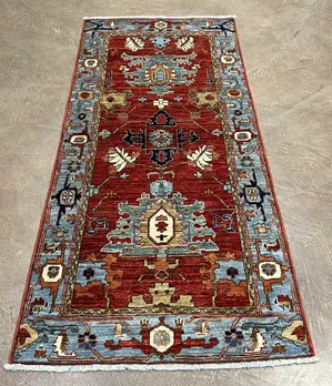 New Red Afghanistan Modern Sultanabad Runner