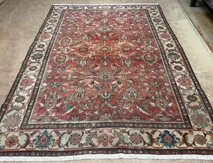 Antique Red Persian Mahal 7