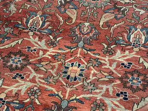 Antique Red Persian Mahal 7